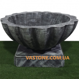 Вазон садовий для квітів Прима бетонний Базовий