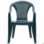 Уличный стул AMF Ischia пластик зеленый для сада на террасу в кафе Ровно