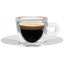 Набор чашек с блюдцеми для кави Luigi Bormioli Termic Glass 65 мл 4 предмета (10083/01) Березнегувате