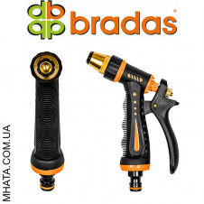 Фото - Пистолет для полива ZEBRA латунь-цинк BRADAS ECO-7205 регулируемый Пистолет для полива ZEBRA латунь-цинк BRADAS ECO-7205 регулируемый