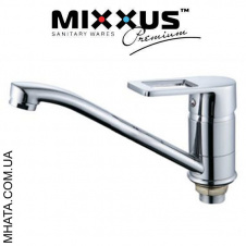 Змішувач для кухні ялинка на гайці 25см Mixxus Gavi Chr-004