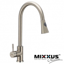 Смеситель для кухни Ухо MIXXUS Sus 014B (Chr-014B), Польша (нержавеющая сталь)