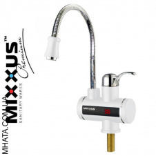 Электрический проточный водонагреватель Mixxus Electra 240EF рефлекторный гусак на мойку 3 кВт