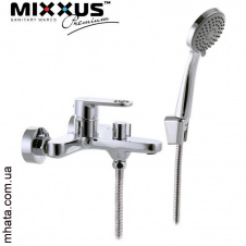 Смеситель для ванны короткий нос MIXXUS Premium Nordik Euro (Chr-009), Польша