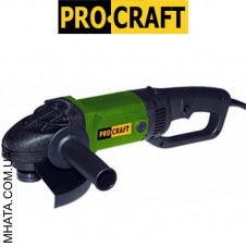 Кутова шліфувальна Машина PROCRAFT PW - 2200 180мм