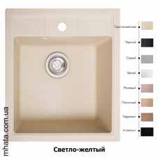 Плита гранітна мийка Адамант NEW LINE 790x500x235
