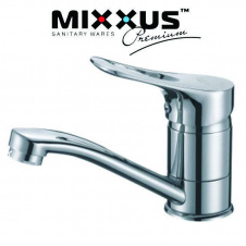 Змішувач для умивальника ялинка на шпильці 15см MIXXUS Arizona Chr-004
