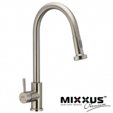 Смеситель для кухни Ухо MIXXUS Sus 014А (Chr-014A), Польша (нержавеющая сталь)