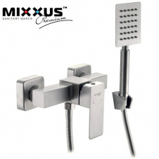 Смеситель для душкабины Mixxus Kub (Chr-003), Польша (нержавеющая сталь)