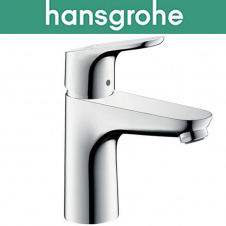 Змішувач Hansgrohe 31607000 для умивальника FOCUS 100 з донним клапаном