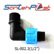 Колено наружная резьба DN17х3/4" КНР 17х3/4" (SL-002.3 3/4")
