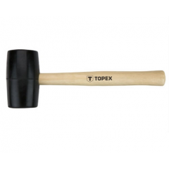 Киянка гумова Topex дерев'яна рукоятка 680 г 63 мм Тернопіль