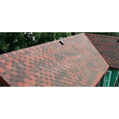Бітумна черепиця Мозаїка Червоний еко Самбір