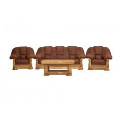 Комплект мебели Belle Барон 130 см х 190 см Коричневый Дніпро