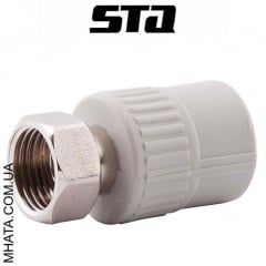 Муфта з накидною гайкою STA 20x1/2 в Сталь Житомир