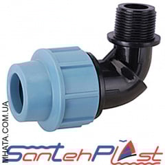 Santehplast Коліно з зовнішньою різьбою 110x3 н Рівне