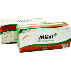 Бумажные полотенца Mildi Premium V-fold однослойные 250 листов 15 упаковок Зеленые Киев
