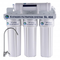 Система 4-х ступенчатой очистки Bio+ systems (очистка+умягчение) SL404 -NEW + монокран Херсон
