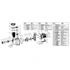 Aquaviva Насос AquaViva LX SWPB300M 220В 28 м3/ч 3HP Куйбышево