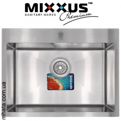 Кухонная мойка Mixxus SET 6045-200x1.0-SATIN (со смесителем, диспенсером, сушкой в комплекте) Обухів