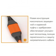 Кабель нагрівальний TEPLOLUXE ProfiRoll 1260 Золотоноша