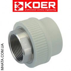 KOER Муфта с внутренней резьбой 50x1 1/2 в под ключ Луцк