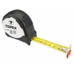 Рулетка Topex стальная лента 3мx16мм магнит (27C373) Запорожье