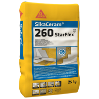 SikaCeram-260 Starflex, высокоэластичный клей для плитки белый, 25 кг Луцк