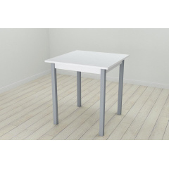 Стол кухонный Ferrum-decor Диего 75x70x70 Серый ДСП Белое 16мм (DIE0050) Ромни