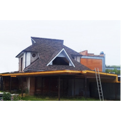 Битумная черепица Акцент Графит Луцк