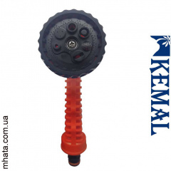 Пистолет поливочный 7 режимов, пластик Kemal P5003, Турция Стрый