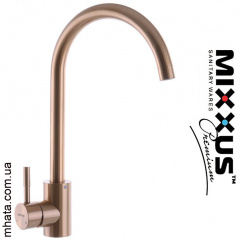 Кухонная мойка Mixxus SET 7843 D-220x1.0-PVD-BRONZE (со смесителем, диспенсером, сушкой в комплекте) Херсон