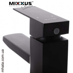 Смеситель для умывальника MIXXUS KUB Black Hight нерж. стали (Chr-001), Польша Ізюм