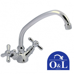 Змішувач для умивальника O&L DOMINOX Euro Product Chr-271 Миколаїв