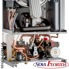 Газовий котел Nova Florida Virgo CTFS 24 контурний турбований РК дисплей Миколаїв