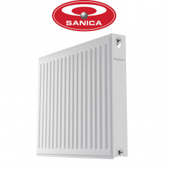 Сталевий радіатор Sanica 11 500x1000 бокове підключення Бородянка