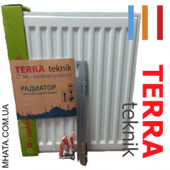 Радіатор сталевий TERRA teknik т22 500x2000 бокове підключення Васильків