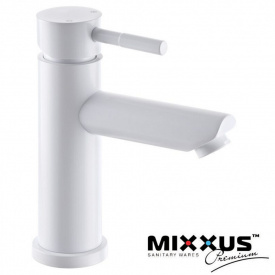 Смеситель для умывальника MIXXUS Sus-001A White (Chr-001-A), Польша (нержавеющая сталь)