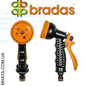 Пістолет для поливу пластиковий BRADAS ECO-2109, 6 режимів