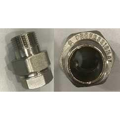 Сгон американка прямая PROFESSIONAL 1" НИКЕЛЬ QP160