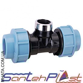 Santehplast Трійник Внутрішнє Різьблення 32*1в"