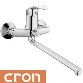 Змішувач для ванни довгий ніс Cron Fabio EURO (Chr-006)