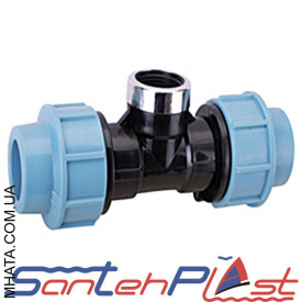 Santehplast Тройник Внутренняя Резьба 90x2 1/2 в