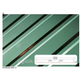 Профнастил Т-8 0,5 мм (Arcelor Mittal, Німеччина/Бельгія/Польща)