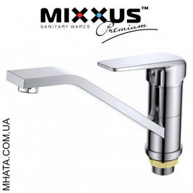 Смеситель для кухни елка на гайке 25 см Mixxus Oregon Chr-04