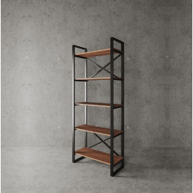 Стеллаж для хранения в стиле LOFT Черный (NS-1780)