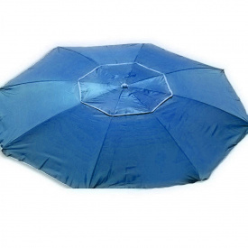 Зонт пляжный антиветер d2.0м серебро Stenson MH-2684 Синий (gr_009827)