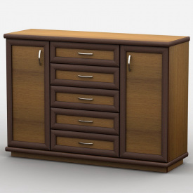 Комод Тиса Мебель АКМ-72/1 Лесной орех