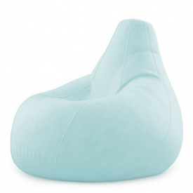 Кресло Мешок Груша Велюр 150х100 Студия Комфорта размер Большой мятный