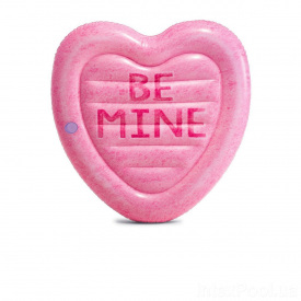 Пляжный надувной плот Intex 58789 «Карамельное сердце», серия «Десерт»,145 х 142 см (hub_wsaxbp)